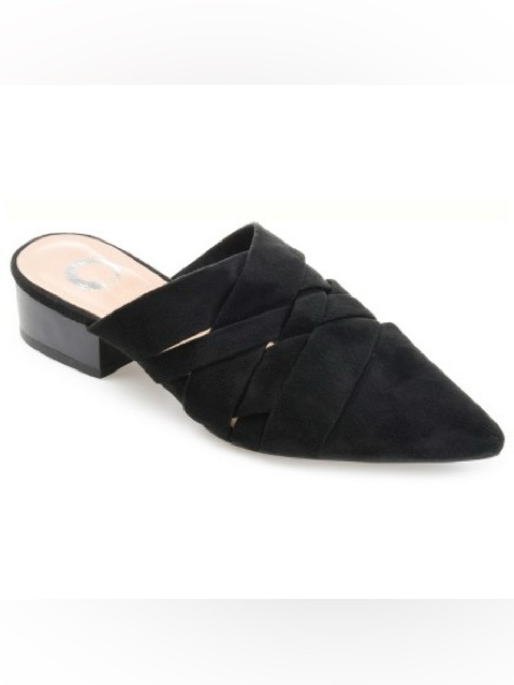 Journee Collection Kalida Black Flats Size 8